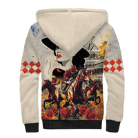 Personalized Kentucky Ladies Sherpa Hoodie The Run For The Roses Derby - Wonder Print Shop