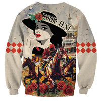 Personalized Kentucky Ladies Sweatshirt The Run For The Roses Derby - Wonder Print Shop