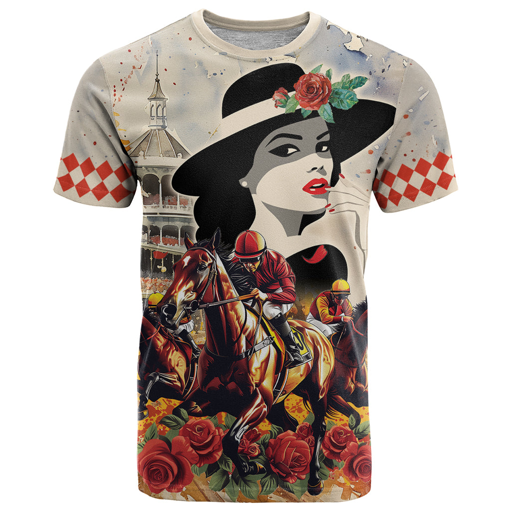 Personalized Kentucky Ladies T Shirt The Run For The Roses Derby - Wonder Print Shop