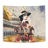 Personalized Kentucky Ladies Tapestry The Run For The Roses Derby - Wonder Print Shop