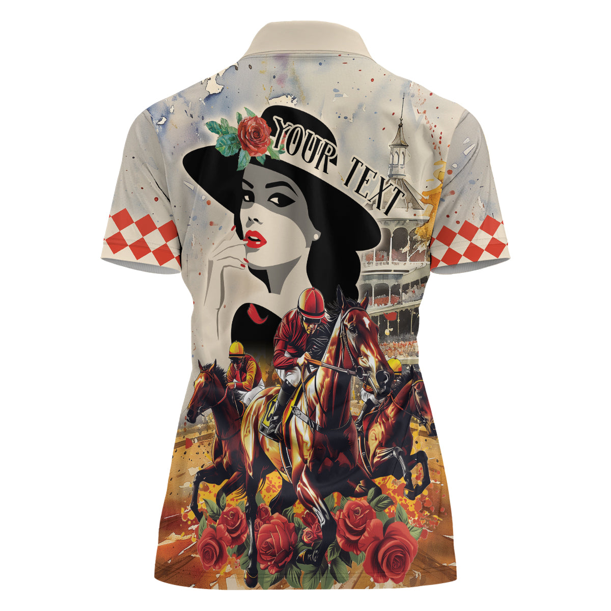 Personalized Kentucky Ladies Women Polo Shirt The Run For The Roses Derby - Wonder Print Shop