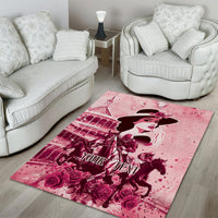 Personalized Kentucky Ladies Area Rug The Run For The Roses Derby - Pink Out LT9 - Wonder Print Shop