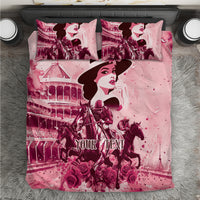 Personalized Kentucky Ladies Bedding Set The Run For The Roses Derby - Pink Out LT9 - Wonder Print Shop