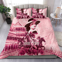 Personalized Kentucky Ladies Bedding Set The Run For The Roses Derby - Pink Out LT9 - Wonder Print Shop