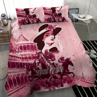 Personalized Kentucky Ladies Bedding Set The Run For The Roses Derby - Pink Out LT9 - Wonder Print Shop