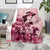 Personalized Kentucky Ladies Blanket The Run For The Roses Derby - Pink Out
