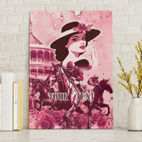 Personalized Kentucky Ladies Canvas Wall Art The Run For The Roses Derby - Pink Out LT9 - Wonder Print Shop
