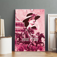 Personalized Kentucky Ladies Canvas Wall Art The Run For The Roses Derby - Pink Out LT9 - Wonder Print Shop