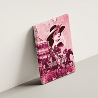 Personalized Kentucky Ladies Canvas Wall Art The Run For The Roses Derby - Pink Out LT9 - Wonder Print Shop