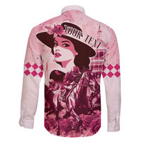 Personalized Kentucky Ladies Family Matching Mermaid Dress and Hawaiian Shirt The Run For The Roses Derby - Pink Out LT9 - Wonder Print Shop