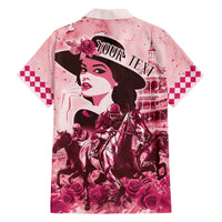Personalized Kentucky Ladies Hawaiian Shirt The Run For The Roses Derby - Pink Out - Wonder Print Shop