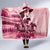 Personalized Kentucky Ladies Hooded Blanket The Run For The Roses Derby - Pink Out