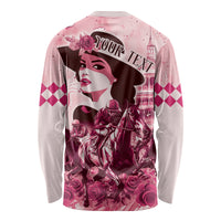 Personalized Kentucky Ladies Long Sleeve Shirt The Run For The Roses Derby - Pink Out - Wonder Print Shop