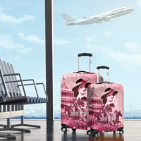 Personalized Kentucky Ladies Luggage Cover The Run For The Roses Derby - Pink Out - Wonder Print Shop