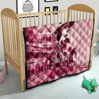 Personalized Kentucky Ladies Quilt The Run For The Roses Derby - Pink Out - Wonder Print Shop