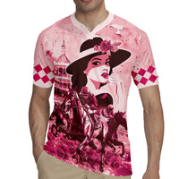 Personalized Kentucky Ladies Rugby Jersey The Run For The Roses Derby - Pink Out - Wonder Print Shop