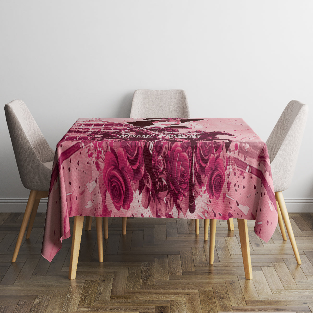 Personalized Kentucky Ladies Tablecloth The Run For The Roses Derby - Pink Out - Wonder Print Shop