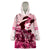 Personalized Kentucky Ladies Wearable Blanket Hoodie The Run For The Roses Derby - Pink Out - Wonder Print Shop