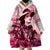 Personalized Kentucky Ladies Wearable Blanket Hoodie The Run For The Roses Derby - Pink Out - Wonder Print Shop