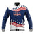 United States Pacific Rugby Custom Baseball Jacket USA Classic Sporty Pattern