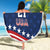 United States Pacific Rugby Custom Beach Blanket USA Classic Sporty Pattern