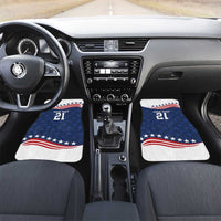 United States Pacific Rugby Custom Car Mats USA Classic Sporty Pattern
