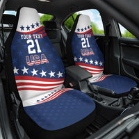 United States Pacific Rugby Custom Car Seat Cover USA Classic Sporty Pattern