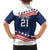 United States Pacific Rugby Custom Family Matching Puletasi and Hawaiian Shirt USA Classic Sporty Pattern