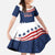 United States Pacific Rugby Custom Family Matching Puletasi and Hawaiian Shirt USA Classic Sporty Pattern