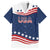 United States Pacific Rugby Custom Family Matching Puletasi and Hawaiian Shirt USA Classic Sporty Pattern