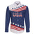 United States Pacific Rugby Custom Family Matching Puletasi and Hawaiian Shirt USA Classic Sporty Pattern