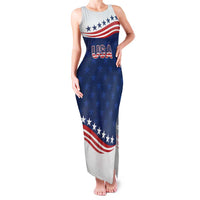 United States Pacific Rugby Custom Family Matching Tank Maxi Dress and Hawaiian Shirt USA Classic Sporty Pattern