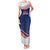 United States Pacific Rugby Custom Family Matching Tank Maxi Dress and Hawaiian Shirt USA Classic Sporty Pattern