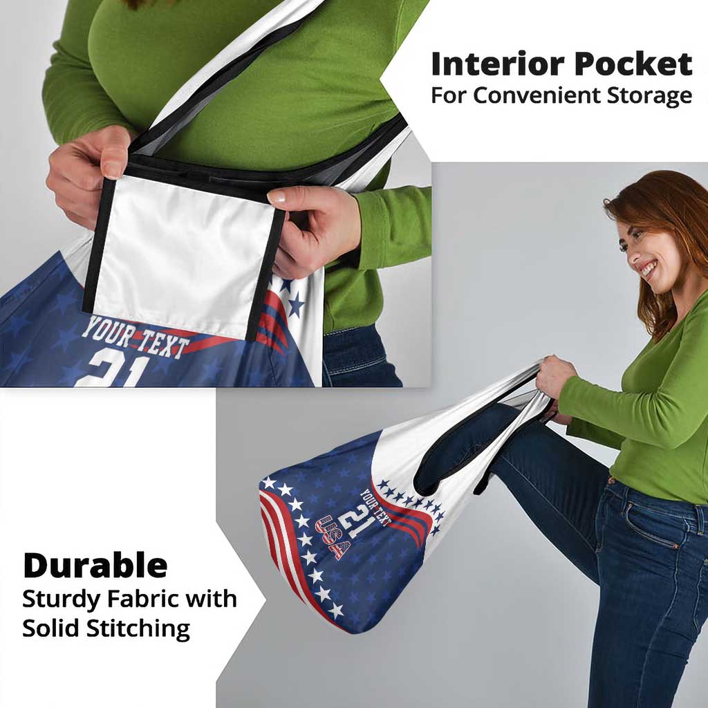United States Pacific Rugby Custom Grocery Bag USA Classic Sporty Pattern
