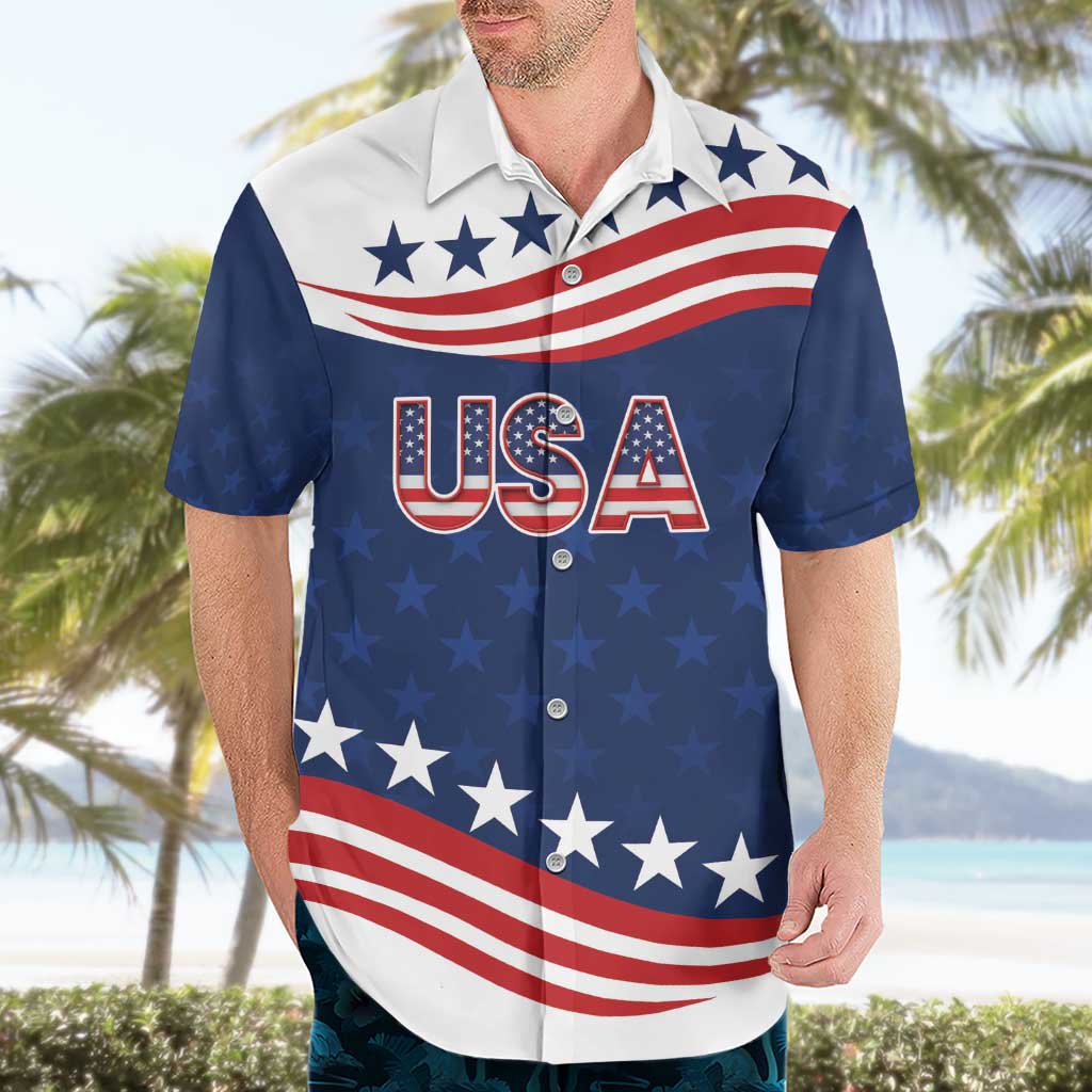 United States Pacific Rugby Custom Hawaiian Shirt USA Classic Sporty Pattern