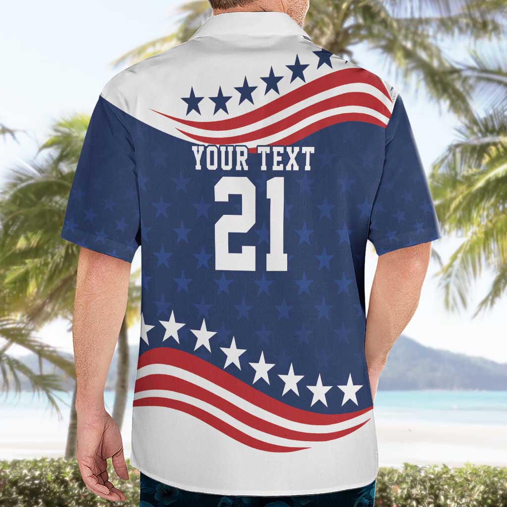 United States Pacific Rugby Custom Hawaiian Shirt USA Classic Sporty Pattern