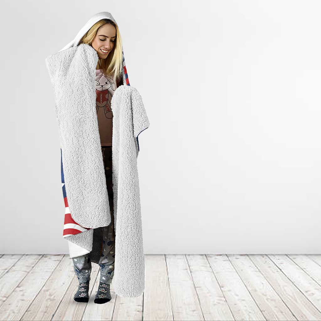 United States Pacific Rugby Custom Hooded Blanket USA Classic Sporty Pattern