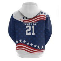 United States Pacific Rugby Custom Hoodie USA Classic Sporty Pattern