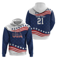 United States Pacific Rugby Custom Hoodie USA Classic Sporty Pattern