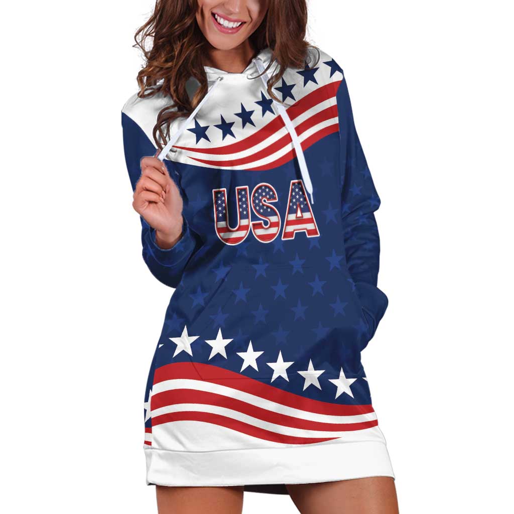 United States Pacific Rugby Custom Hoodie Dress USA Classic Sporty Pattern