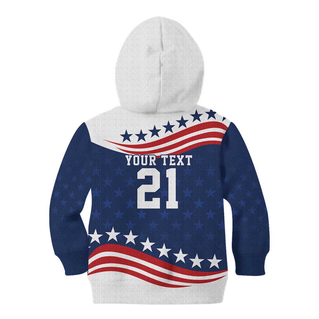 United States Pacific Rugby Custom Kid Hoodie USA Classic Sporty Pattern