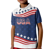United States Pacific Rugby Custom Kid Polo Shirt USA Classic Sporty Pattern