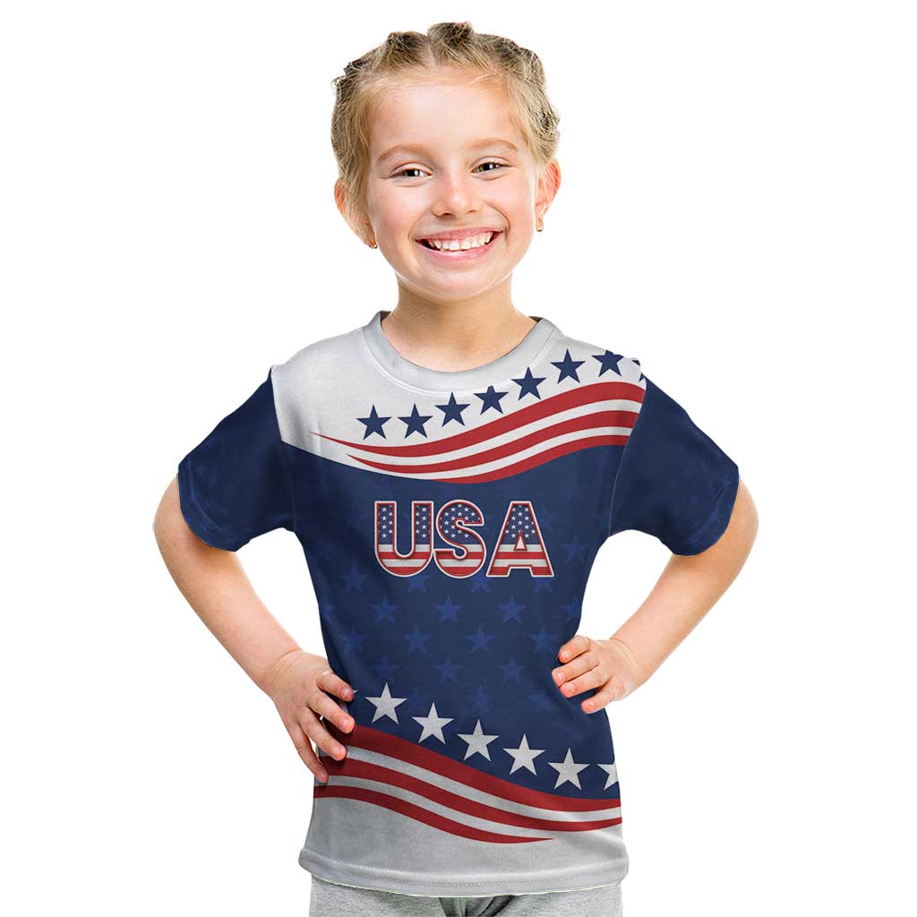 United States Pacific Rugby Custom Kid T Shirt USA Classic Sporty Pattern