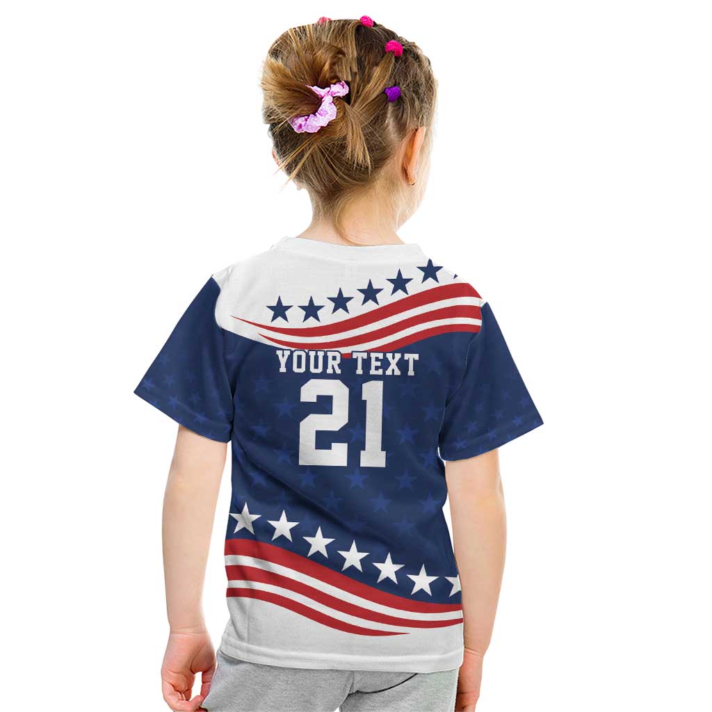 United States Pacific Rugby Custom Kid T Shirt USA Classic Sporty Pattern