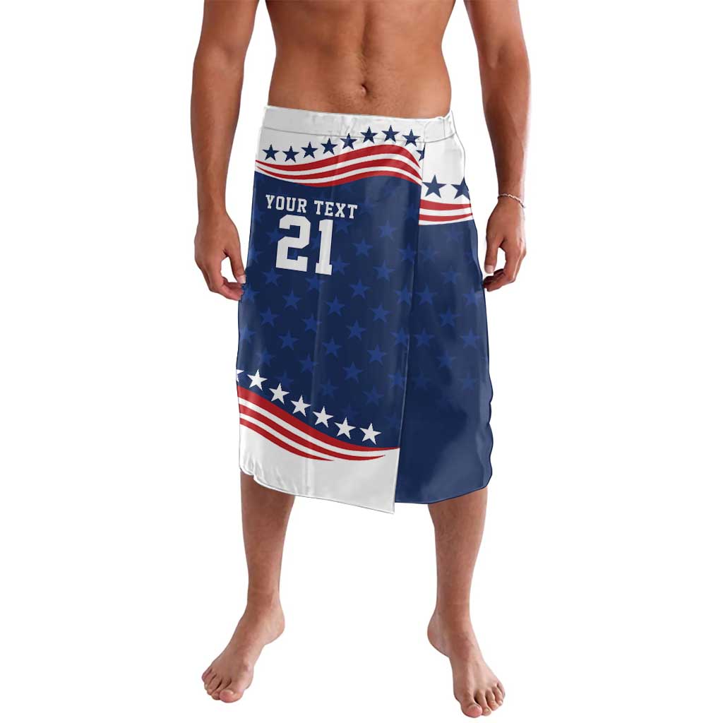 United States Pacific Rugby Custom Lavalava USA Classic Sporty Pattern