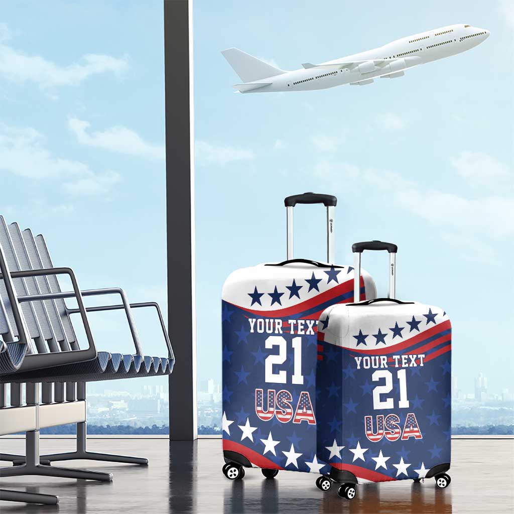 United States Pacific Rugby Custom Luggage Cover USA Classic Sporty Pattern