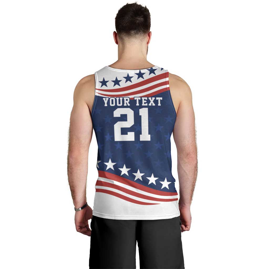 United States Pacific Rugby Custom Men Tank Top USA Classic Sporty Pattern
