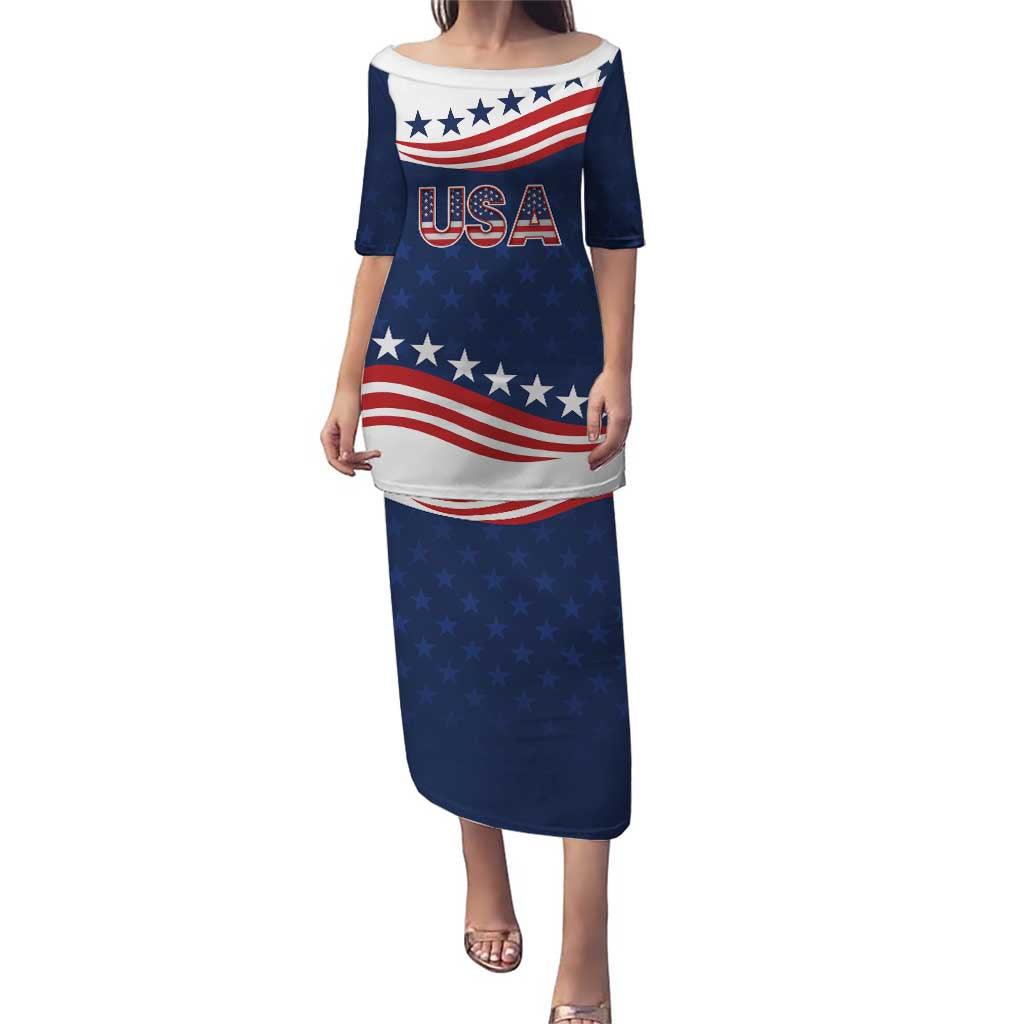 United States Pacific Rugby Custom Puletasi USA Classic Sporty Pattern