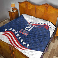 United States Pacific Rugby Custom Quilt USA Classic Sporty Pattern
