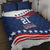 United States Pacific Rugby Custom Quilt Bed Set USA Classic Sporty Pattern